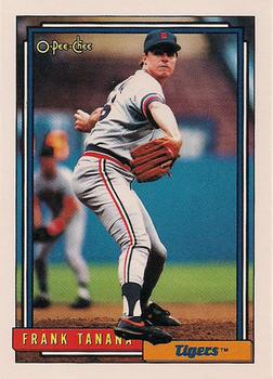 #458 Frank Tanana - Detroit Tigers - 1992 O-Pee-Chee Baseball