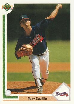 #458 Tony Castillo - Atlanta Braves - 1991 Upper Deck Baseball
