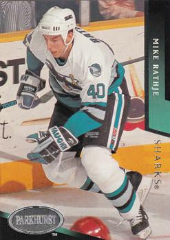 #458 Mike Rathje - San Jose Sharks - 1993-94 Parkhurst Hockey
