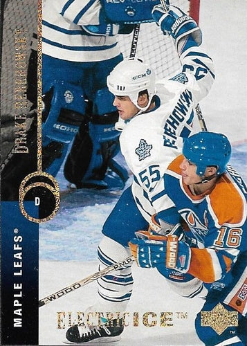 #458 Drake Berehowsky - Toronto Maple Leafs - 1994-95 Upper Deck Hockey - Electric Ice