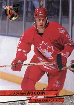 #458 Adrian Aucoin - Canada - 1993-94 Ultra Hockey