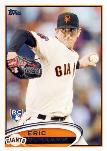 #459 Eric Surkamp - San Francisco Giants - 2012 Topps Baseball