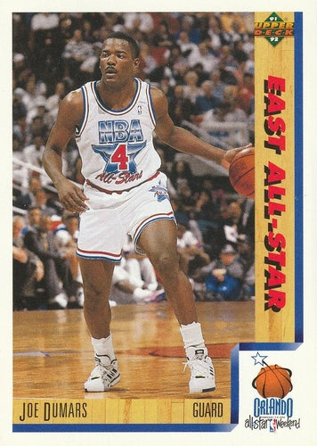 #459 Joe Dumars - Detroit Pistons - 1991-92 Upper Deck Basketball
