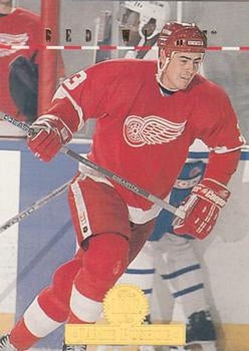 #459 Jamie Pushor - Detroit Red Wings - 1994-95 Leaf Hockey
