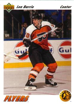 #459 Len Barrie - Philadelphia Flyers - 1991-92 Upper Deck Hockey