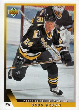 #459 Doug Brown - Pittsburgh Penguins - 1993-94 Upper Deck Hockey