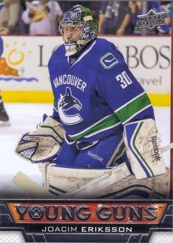 #459 Joacim Eriksson - Vancouver Canucks - 2013-14 Upper Deck Hockey