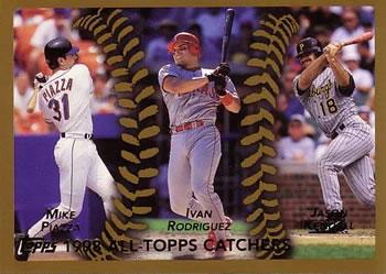 #459 Mike Piazza / Ivan Rodriguez / Jason Kendall - New York Mets / Texas Rangers / Pittsburgh Pirates - 1999 Topps Baseball