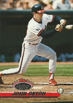 #459 John Orton - California Angels - 1993 Stadium Club Baseball