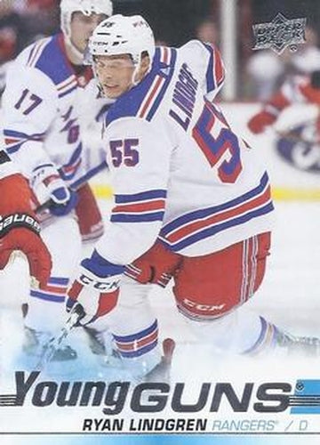 #459 Ryan Lindgren - New York Rangers - 2019-20 Upper Deck Hockey