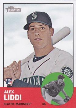 #459 Alex Liddi - Seattle Mariners - 2012 Topps Heritage Baseball