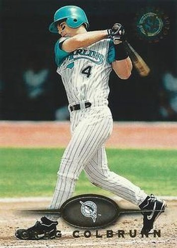 #459 Greg Colbrunn - Florida Marlins - 1995 Stadium Club Baseball