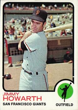 #459 Jimmy Howarth - San Francisco Giants - 1973 Topps Baseball