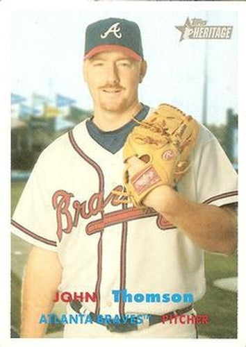 #459 John Thomson - Atlanta Braves - 2006 Topps Heritage Baseball