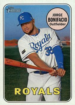 #459 Jorge Bonifacio - Kansas City Royals - 2018 Topps Heritage Baseball