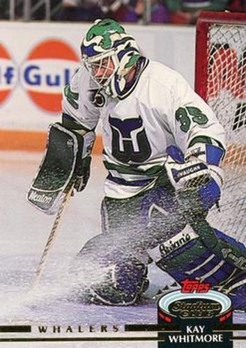#459 Kay Whitmore - Hartford Whalers - 1992-93 Stadium Club Hockey