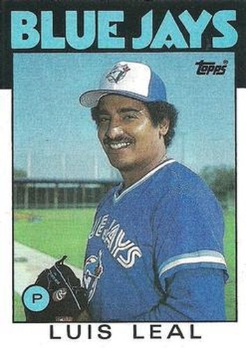 #459 Luis Leal - Toronto Blue Jays - 1986 Topps Baseball