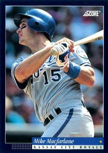 #459 Mike Macfarlane - Kansas City Royals -1994 Score Baseball
