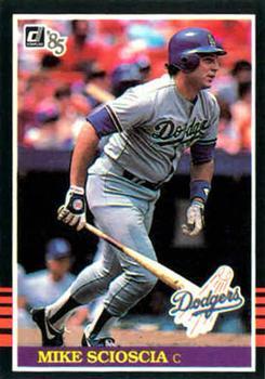 #459 Mike Scioscia - Los Angeles Dodgers - 1985 Donruss Baseball