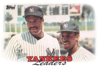 #459 Yankees Leaders - New York Yankees - 1988 Topps Baseball