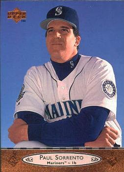 #459 Paul Sorrento - Seattle Mariners - 1996 Upper Deck Baseball