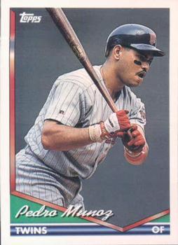 #459 Pedro Munoz - Minnesota Twins - 1994 Topps Baseball