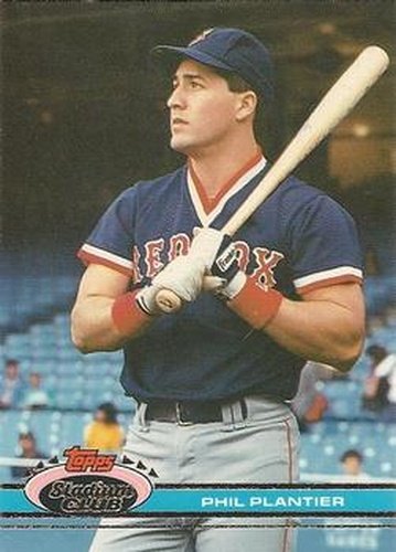 #459 Phil Plantier - Boston Red Sox - 1991 Stadium Club Baseball