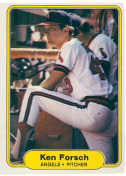 #459 Ken Forsch - California Angels - 1982 Fleer Baseball