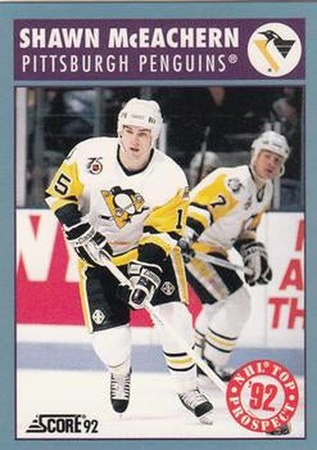 #459 Shawn McEachern - Pittsburgh Penguins - 1992-93 Score Canadian Hockey