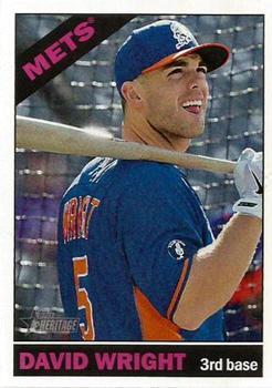 #459b David Wright - New York Mets - 2015 Topps Heritage Baseball