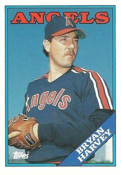 #45T Bryan Harvey - California Angels - 1988 Topps Traded Baseball