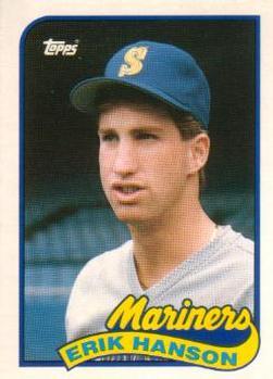#45T Erik Hanson - Seattle Mariners - 1989 Topps Traded Baseball