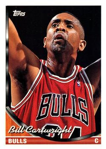 #45 Bill Cartwright - Chicago Bulls - 1993-94 Topps Basketball