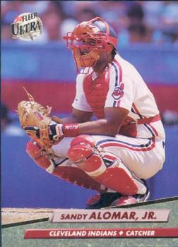 #45 Sandy Alomar Jr. - Cleveland Indians - 1992 Ultra Baseball