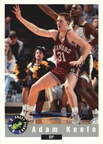 #45 Adam Keefe - Stanford Cardinal - 1992 Classic Draft Basketball