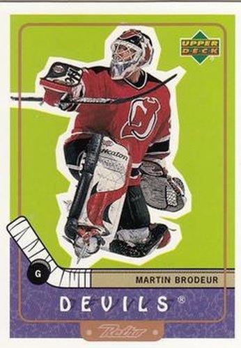 #45 Martin Brodeur - New Jersey Devils - 1999-00 Upper Deck Retro Hockey