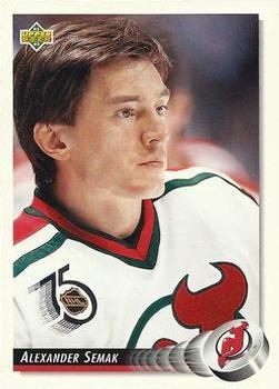 #45 Alexander Semak - New Jersey Devils - 1992-93 Upper Deck Hockey