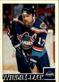 #45 Wendel Clark - New York Islanders - 1995-96 Bowman Hockey