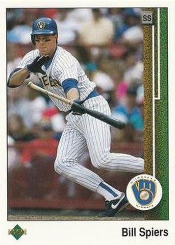 #745 Bill Spiers - Milwaukee Brewers - 1989 Upper Deck Baseball