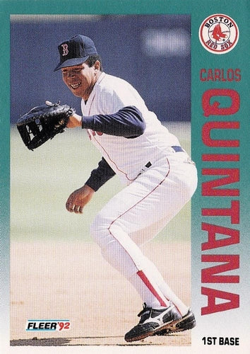#45 Carlos Quintana - Boston Red Sox - 1992 Fleer Baseball