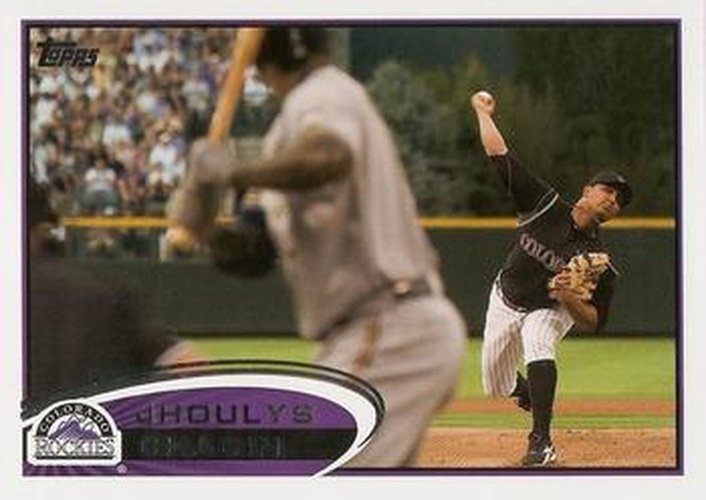 #45 Jhoulys Chacin - Colorado Rockies - 2012 Topps Baseball