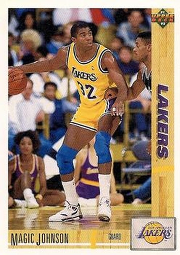 #45 Magic Johnson - Los Angeles Lakers - 1991-92 Upper Deck Basketball