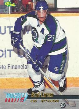 #45 Brad Larsen - Ottawa Senators - 1995 Classic Hockey