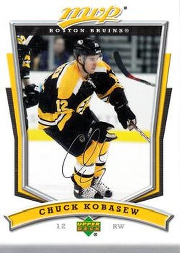 #45 Chuck Kobasew - Boston Bruins - 2007-08 Upper Deck MVP Hockey