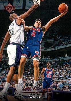 #45 Rex Walters - New Jersey Nets - 1995-96 Upper Deck Basketball