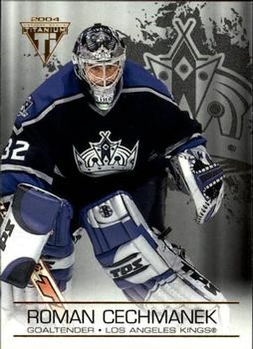 #45 Roman Cechmanek - Los Angeles Kings - 2003-04 Pacific Private Stock Titanium Hockey