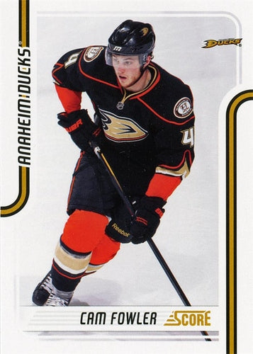 #45 Cam Fowler - Anaheim Ducks - 2011-12 Score Hockey