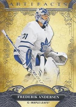 #45 Frederik Andersen - Toronto Maple Leafs - 2020-21 Upper Deck Artifacts Hockey