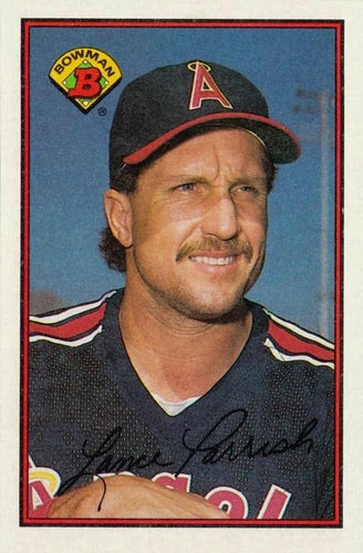 #45 Lance Parrish - California Angels - 1989 Bowman Baseball