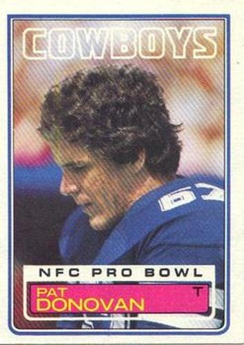 #45 Pat Donovan - Dallas Cowboys - 1983 Topps Football